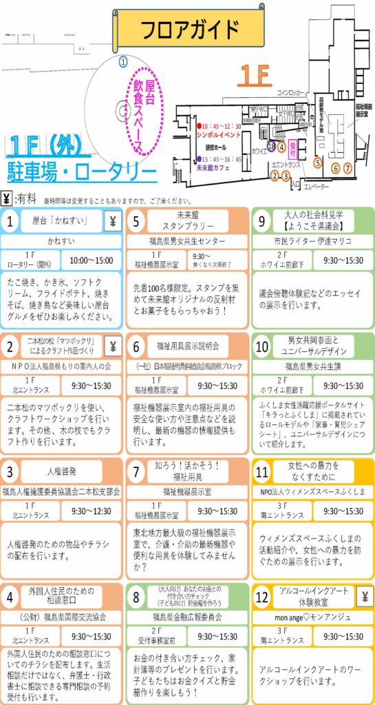 未来館フェスティバル2024パンフレット2